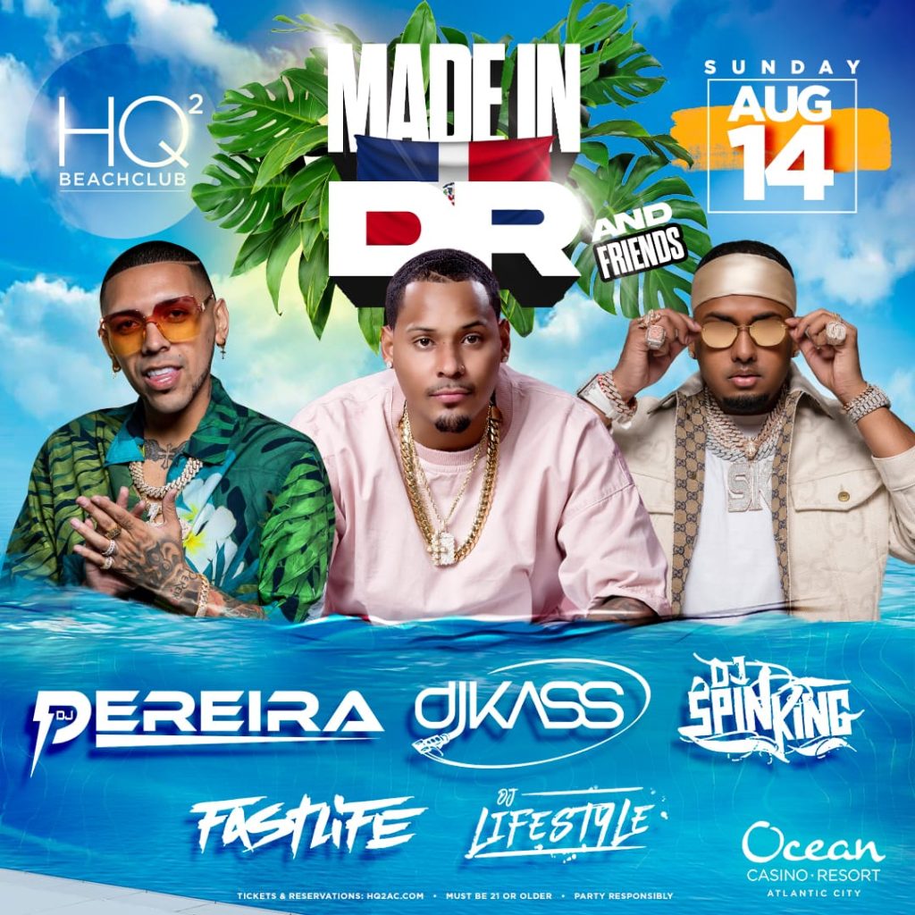 Made in DR Beach Party Atlantic City
